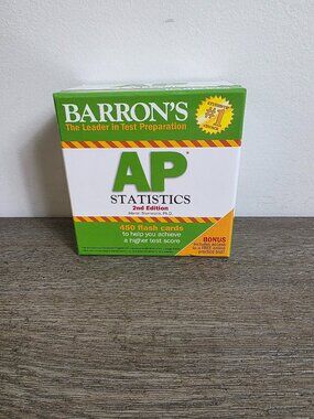 Barron's AP Statistics Flash Cards - 2nd Edition
